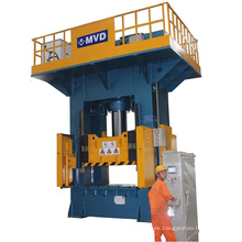 Máquina de prensa hidráulica de 500 toneladas H Frame con PLC Pantalla táctil 500t SMC H Tipo Prensa hidráulica